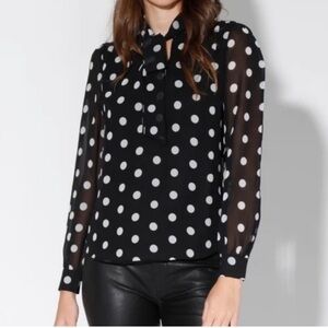 Walter Baker Polka Dot Duchess Top